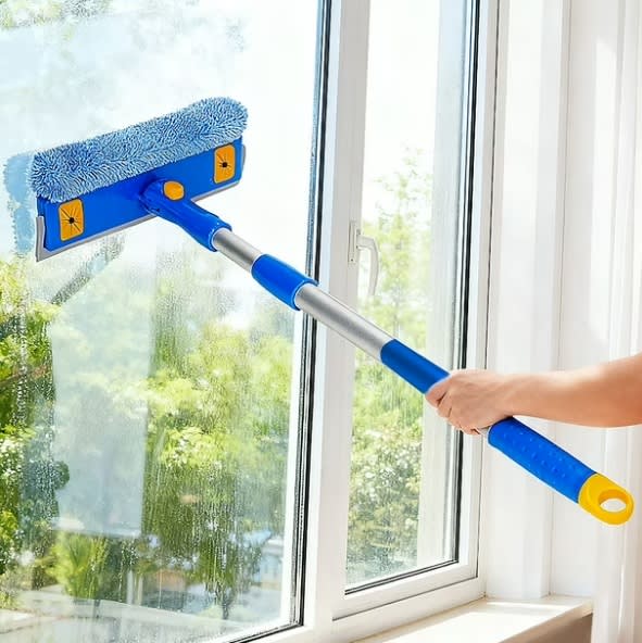AILEDA LIMPIAVIDRIOS CON ESPONJA Y GOMA - MANGO EXTENSIBLE 130 CM1