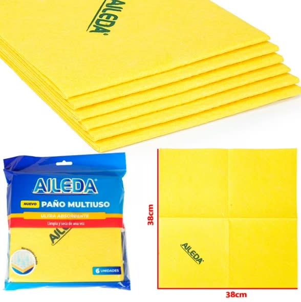 AILEDA PAÑO ULTRA AMARILLO 6 UN1