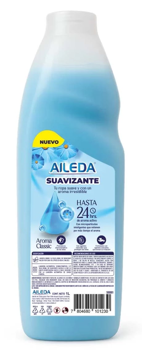 AILEDA SUAVIZANTE BOTELLA 1 LT CLASSIC1
