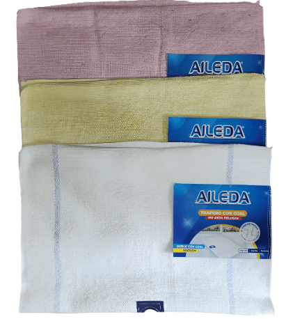 AILEDA TRAPERO ALGODÓN SIMPLE C/OJAL 50X70 CM NO DEJA PELUSAS1