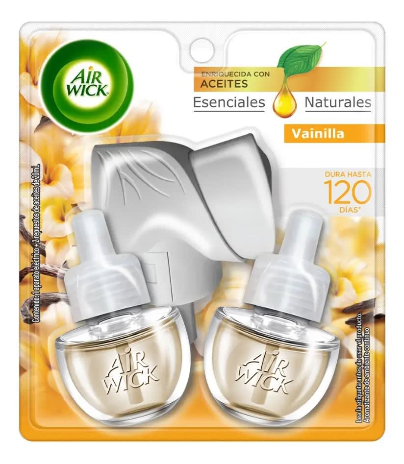 AIR WICK APARATO ELÉCTRICO + 2 RECARGAS 21 ML AROMA VAINILLA2