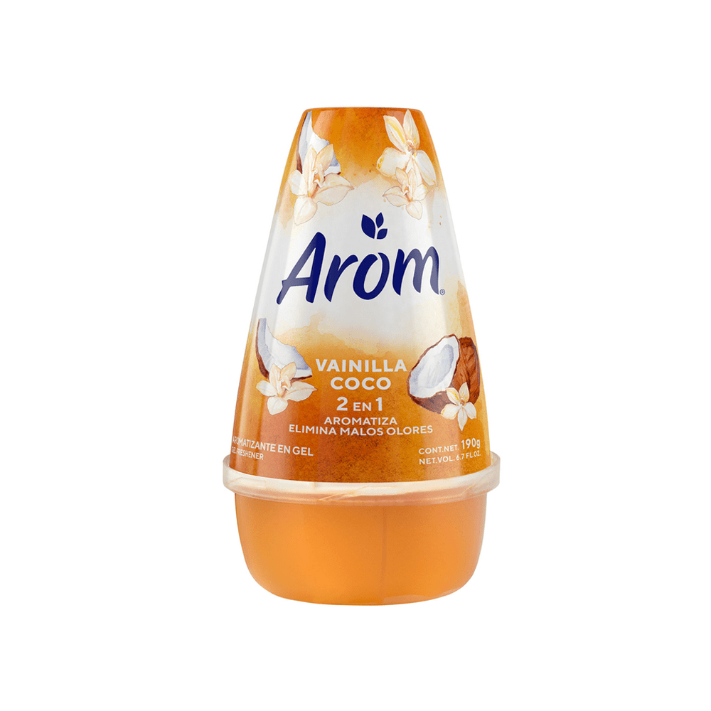 AROM DESODORANTE CONO GEL 190 GR VAINILLA/COCO1