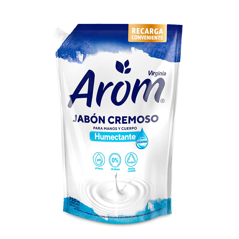 AROM JABON CREMOSO 750ML HUMECTANTE1