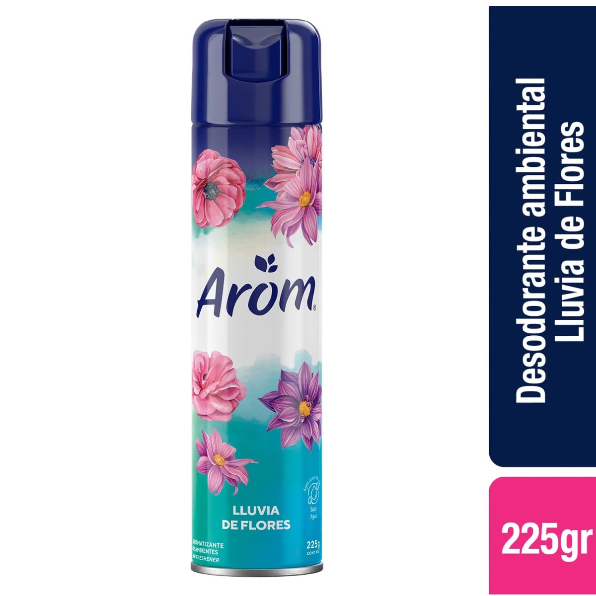 AROM DESODORANTE SPRAY 225 GRS LLUVIA FLORES1