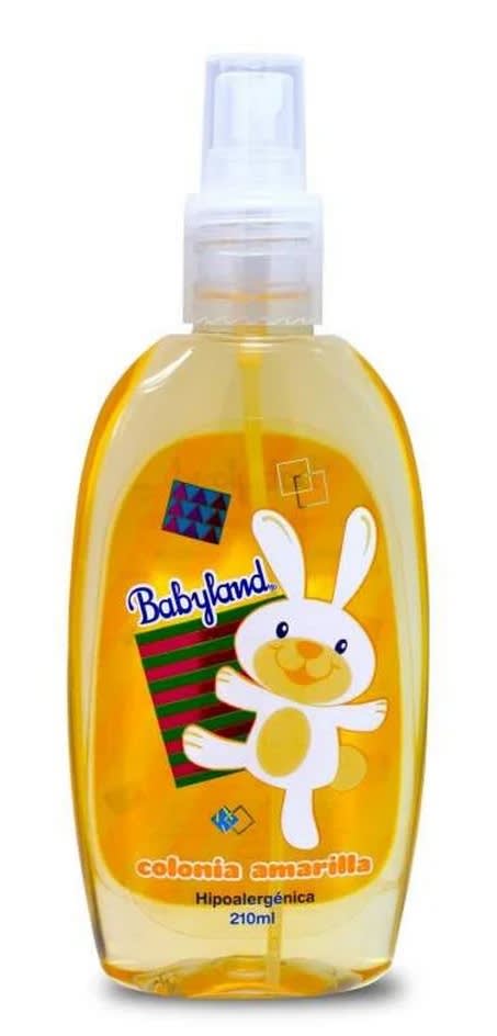 BABYLAND COLONIA SPRAY HIPOALERGÉNICA 210 ML AMARILLA1