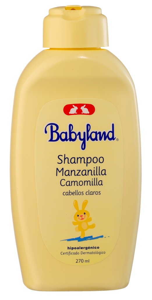 BABYLAND SHAMPOO HIPOALERGÉNICO 270 ML MANZANILLA1