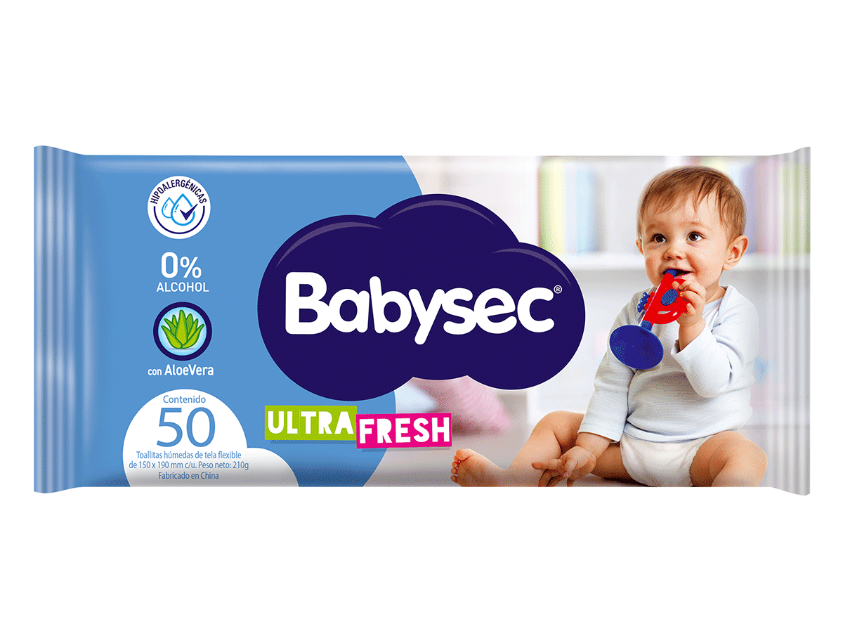 BABYSEC TOALLA HUMEDAS 50 UN1