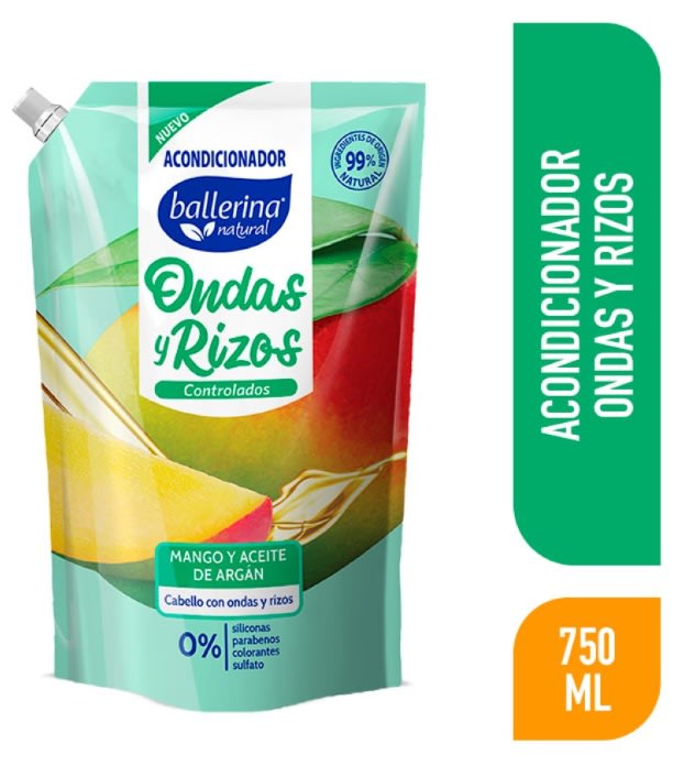 BALLERINA ACONDICIONADOR 750 ML DOYPACK MANGO Y ACEITE DE ARGAN1