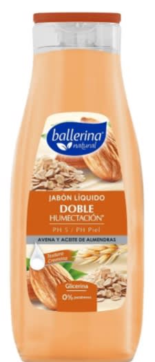 BALLERINA JABÓN LÍQUIDO BOTELLA 950 ML PH PIEL AVENA Y ACEITE DE ALMENDRAS1
