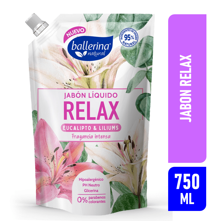 BALLERINA JABÓN 750 ML DPK RELAX1