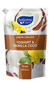 BALLERINA JABÓN 750 ML DPK YOGHURT VAINILLA COCO1