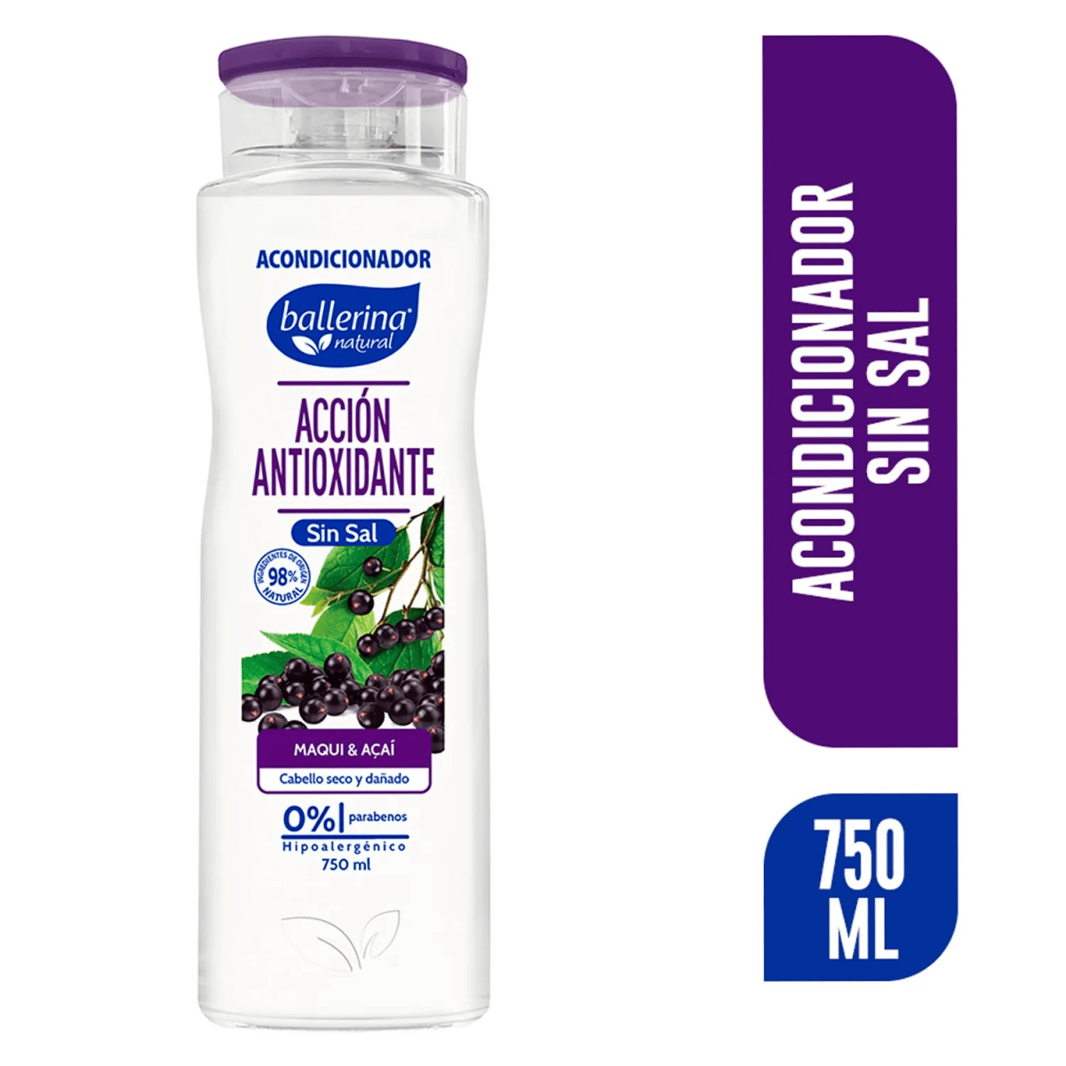 BALLERINA ACONDICIONADOR 750 ML BOTELLA MAQUI1