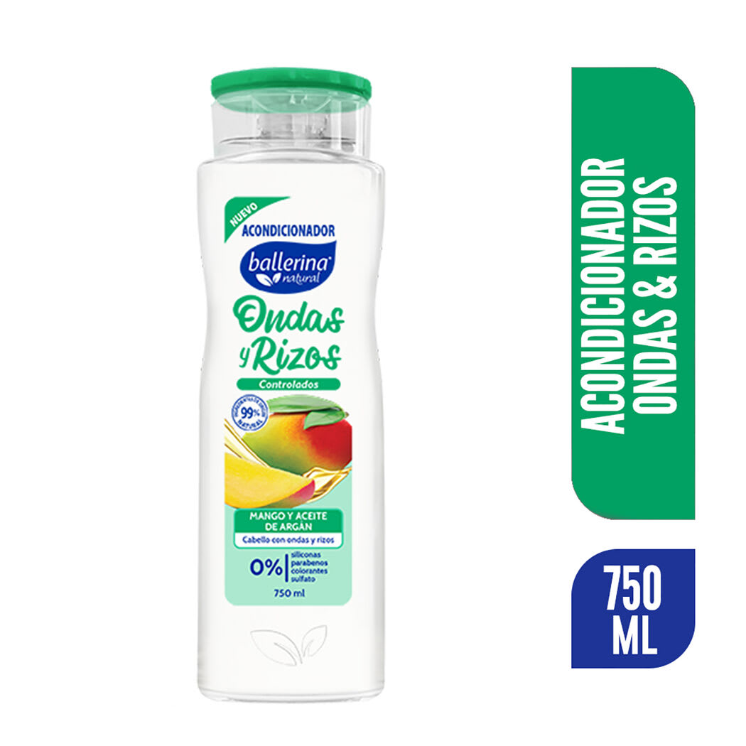 BALLERINA ACONDICIONADOR 750 ML BOTELLA ONDAS1