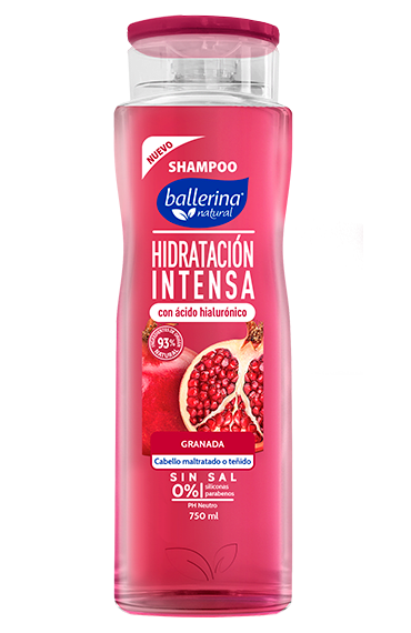 BALLERINA SHAMPOO 750 ML BOTELLA GRANADA1