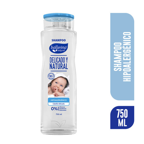 BALLERINA SHAMPOO 750 ML BOTELLA HIPOALERGÉNICO1
