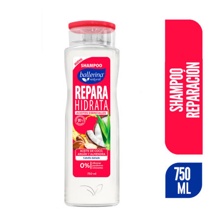 BALLERINA SHAMPOO 750 ML BOTELLA REPARACIÓN1