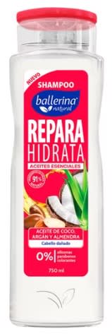 BALLERINA SHAMPOO 750 ML BOTELLA REPARA E HIDRATA1