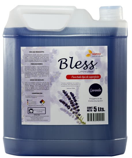 BLESS LIMPIAPISO 5 LT DESINFECTANTE LAVANDA1