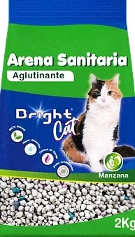 BRIGHT ARENA SANITARIA 2 KG MANZANA1