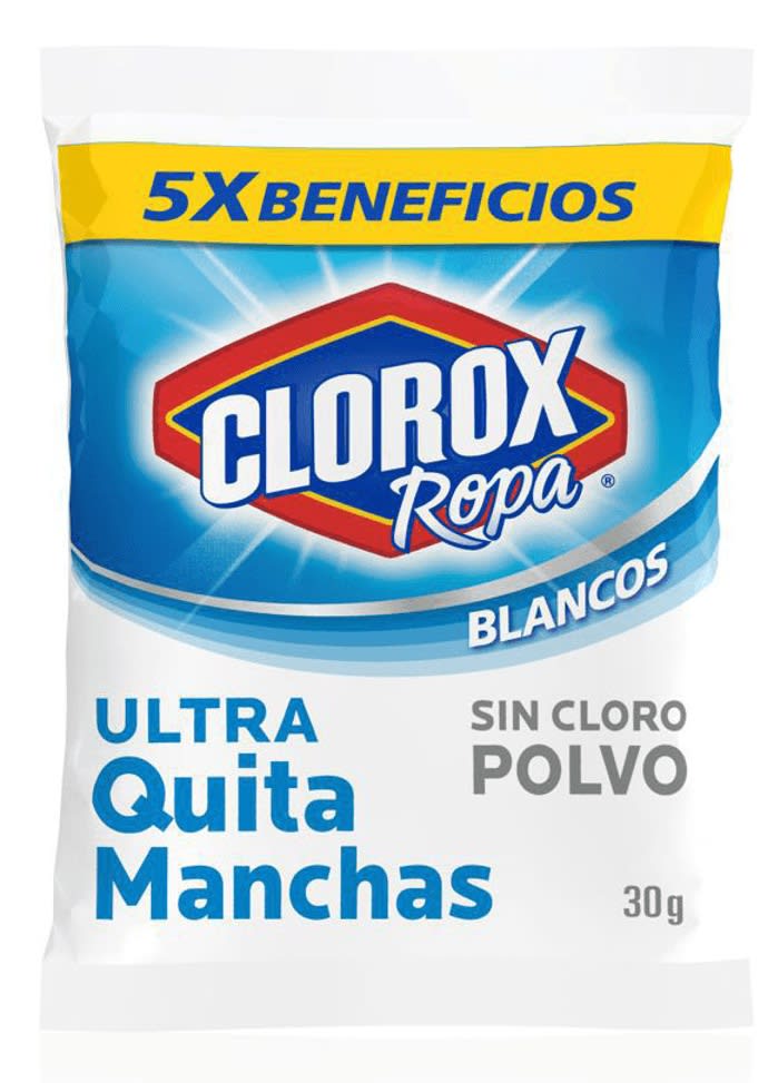 CLOROX ULTRA QUITA MANCHAS 30 GR ROPA BLANCA1