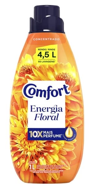 COMFORT SUAVIZANTE CONCENTRADO 1 LT ENERGÍA FLORAL1