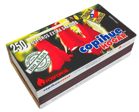 COPIHUE FÓSFORO EXTRA GRANDE 250 UN1