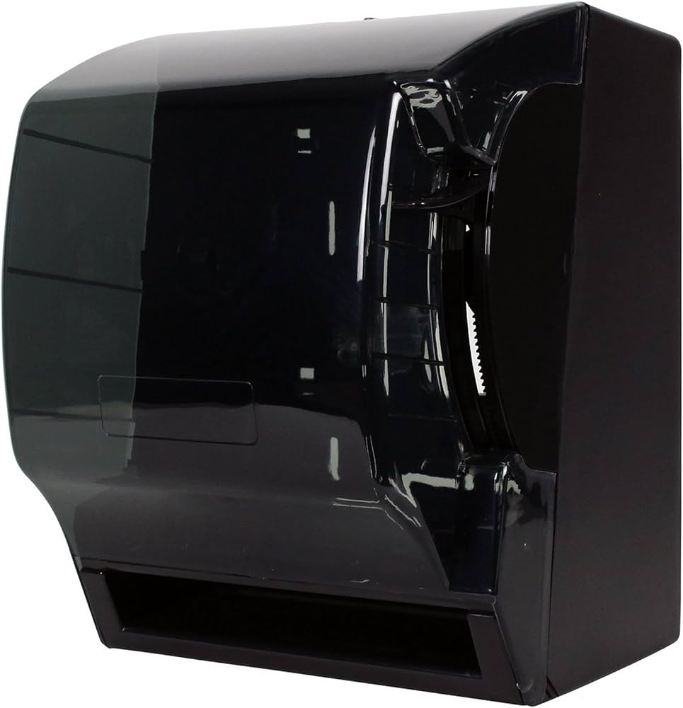 DISPENSADOR TOALLA CON PALANCA NEGRO1