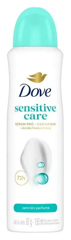 DOVE DESODORANTE SPRAY 150 SENSITIVE SIN PERFUME1