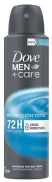 DOVE DESODORANTE SPRAY 150 ML PROTECCIÓN TOTAL MEN1