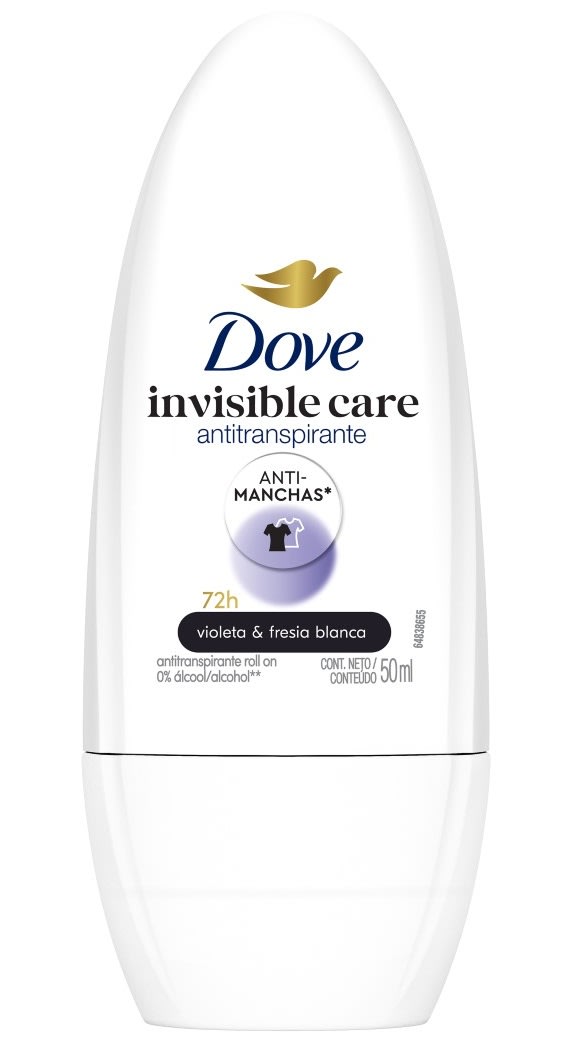 DOVE DESODORANTE ROLL ON 50 ML INVISIBLE CARE1