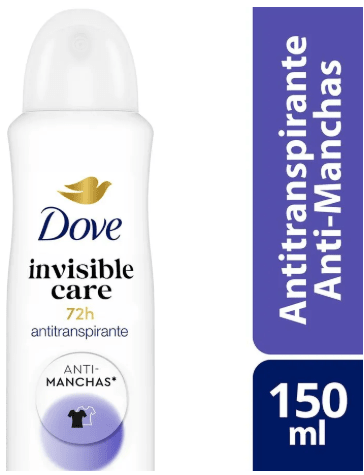 DOVE DESODORANTE SPRAY 150 ML INVISIBLE CARE ANTIMANCHAS1