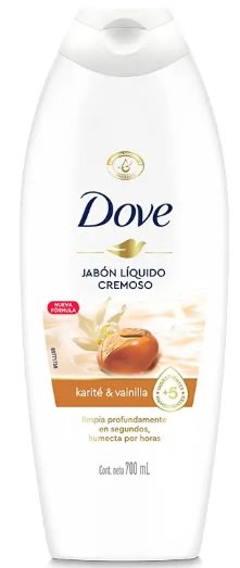 DOVE JABÓN LÍQUIDO CREMOSO BOTELLA 700 ML KARITÉ Y VAINILLA1