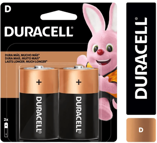 DURACELL PILA D 2UN1