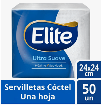 ELITE SERVILLETA CÓCTEL 50 UN1