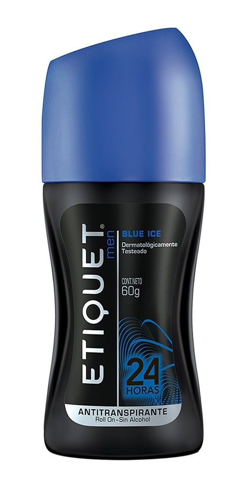 ETIQUET DESODORANTE ROLL ON 60 GR BLUE ICE MEN1