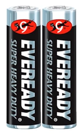 EVEREADY PILA CARBÓN ZINC PACK 2 UN AA1