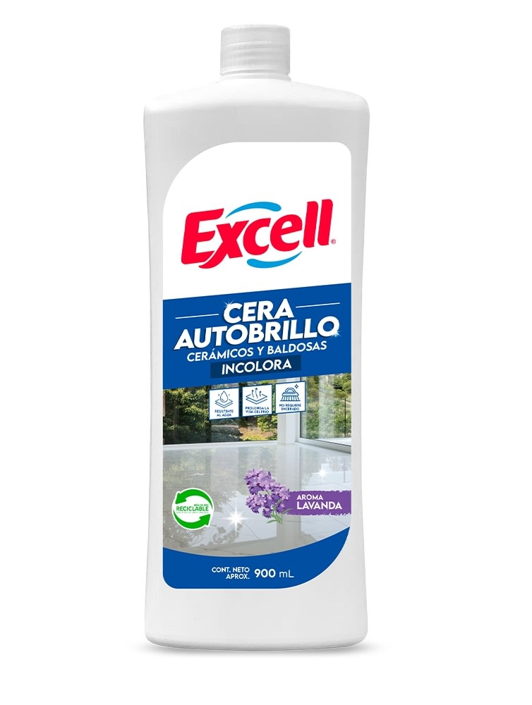 EXCELL CERA 900 CC AUTOBRILLO INCOLORA1