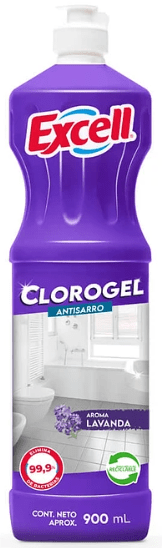 EXCELL CLORO GEL 900 ML LAVANDA1