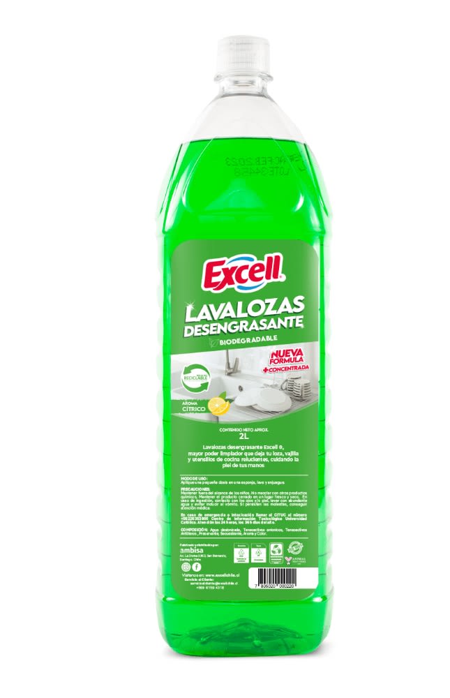 EXCELL LAVALOZA 2 LT BOTELLA DESENGRASANTE1