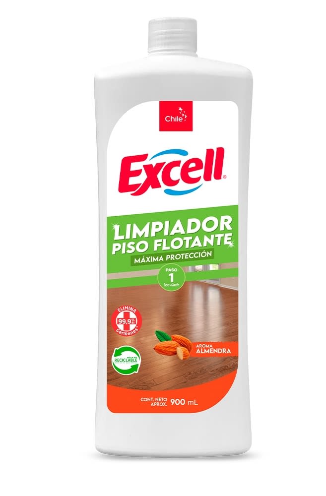 EXCELL LIMPIADOR PISO FLOTANTE 900 CC ALMENDRAS1