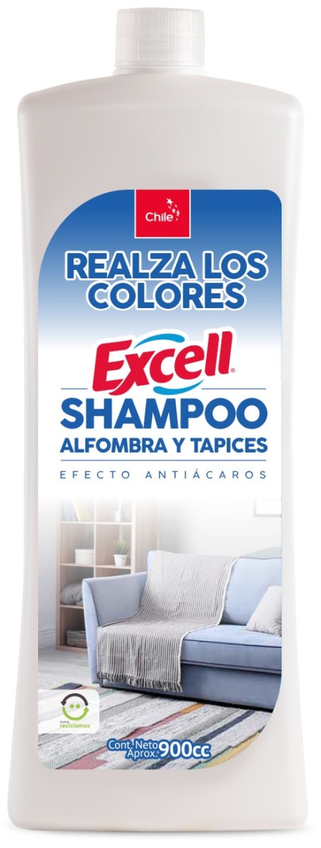 EXCELL SHAMPOO ALFOMBRAS Y TAPICES 900 ML1