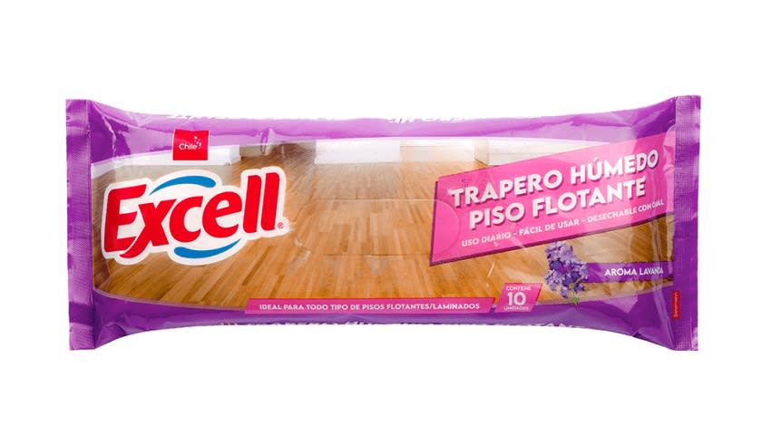 EXCELL TRAPERO HÚMEDO P/FLOTANTE 10 UN LAVANDA1