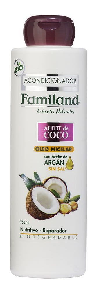 FAMILAND ACONDICIONADOR 750 ML BOTELLA COCO ARGÁN1
