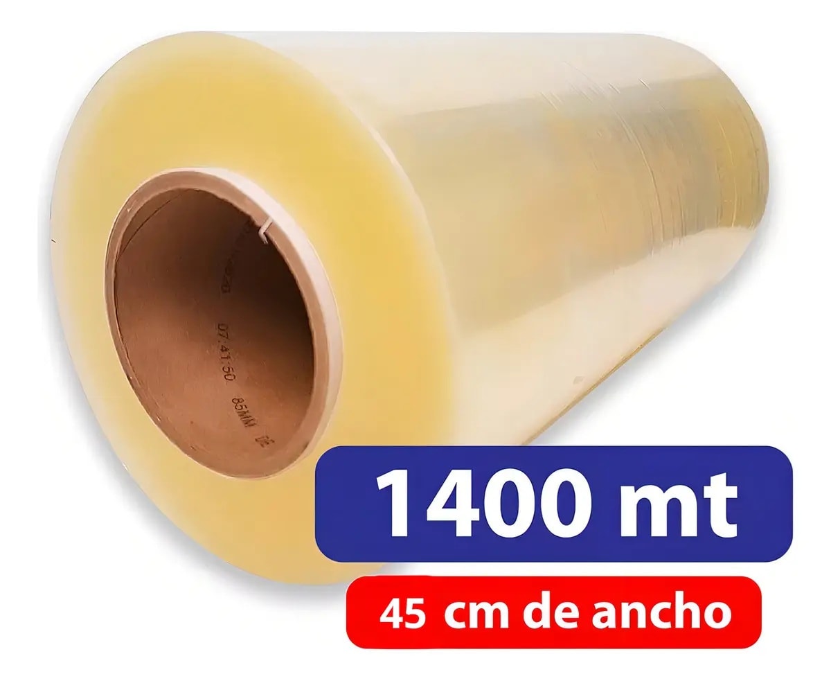 KITCHEN FILM PLÁSTICO PARA ALIMENTOS 45 CM X 1400 MT1