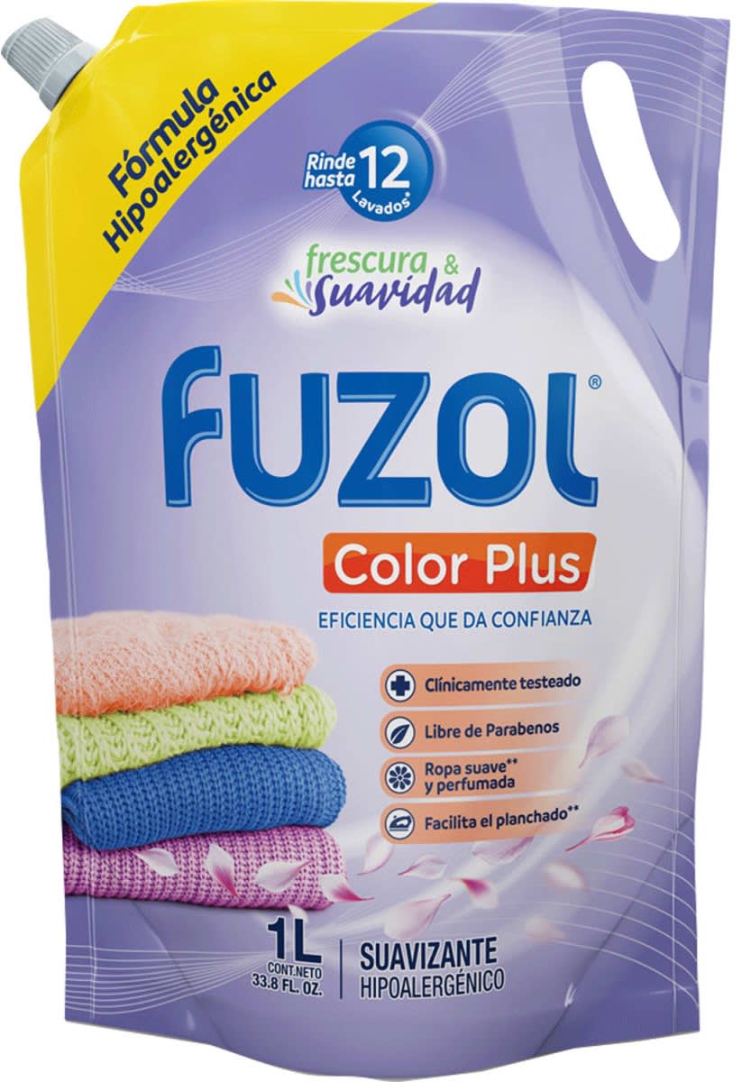 FUZOL SUAVIZANTE DOYPACK 1 LT COLOR PLUS1