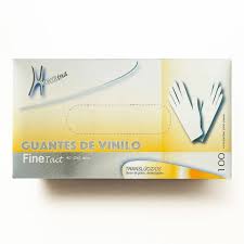 GUANTE VINILO 100 UN TALLA M BLANCO1