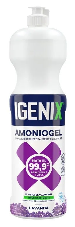 IGENIX DESINFECTANTE 900 ML AMONIOGEL LAVANDA1