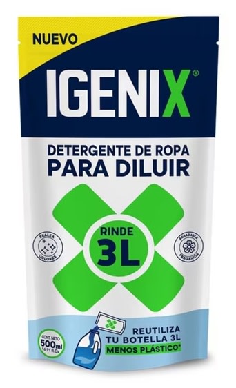 IGENIX DETERGENTE LÍQUIDO PARA DILUIR DOYPACK 500 ML1