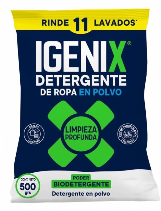 IGENIX DETERGENTE POLVO 500 GR1