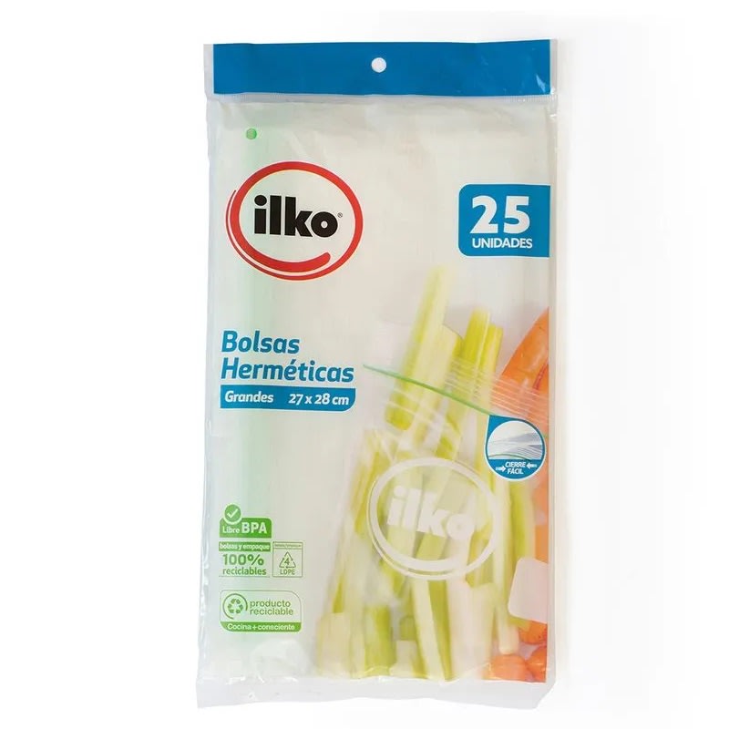ILKO BOLSA HERMÉTICA 27X28 CMS 25 UN1